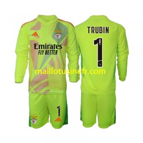 Maillot de Foot Benfica Lisbonne Anatolij Trubin 1 Gardien Domicile 2024-25 Manches Longues - Enfant